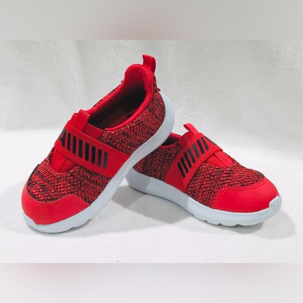 NWOB Under Armour Surge 3 Slip-on Sneakers, Red & Black, Infant/Toddler Size 5K
